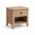 Comodino in Legno con Cassetto 50x40x60 cm