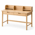 Scrivania in legno di rovere con cassetti